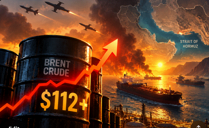 Brent tops $112, up 3%, after Saudi drone strike and Iran fears