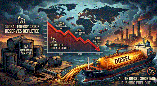 World’s emergency oil buffer runs down as IEA rushes out last 100M barrels