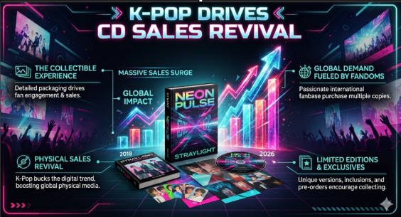 MUSIC — The CD is back: US physical music sales jump 26%, all thanks to K-POP?