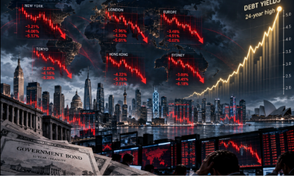 Asian markets slide as Big Tech's AI debt binge rattles bonds