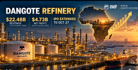 Dangote refinery posts $4.73B profit, extends IPO to 27 Oct