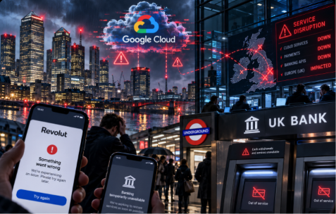 Google Cloud London outage knocks out Revolut and UK banks