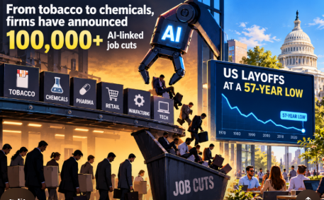 Beyond banks: AI layoffs spread to tobacco, chemicals and payments