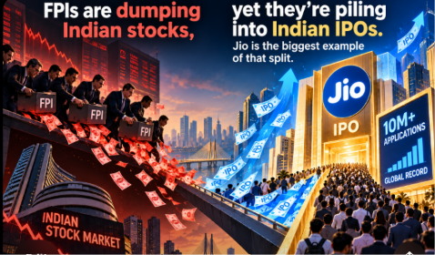  Global money is bidding for India's biggest growth stories while leaving India’s index
