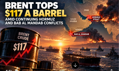 Brent tops $116 as Iran tensions drag Wall Street lower