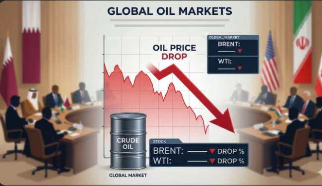 Oil slips from six-month highs as Qatar mediates in Tehran