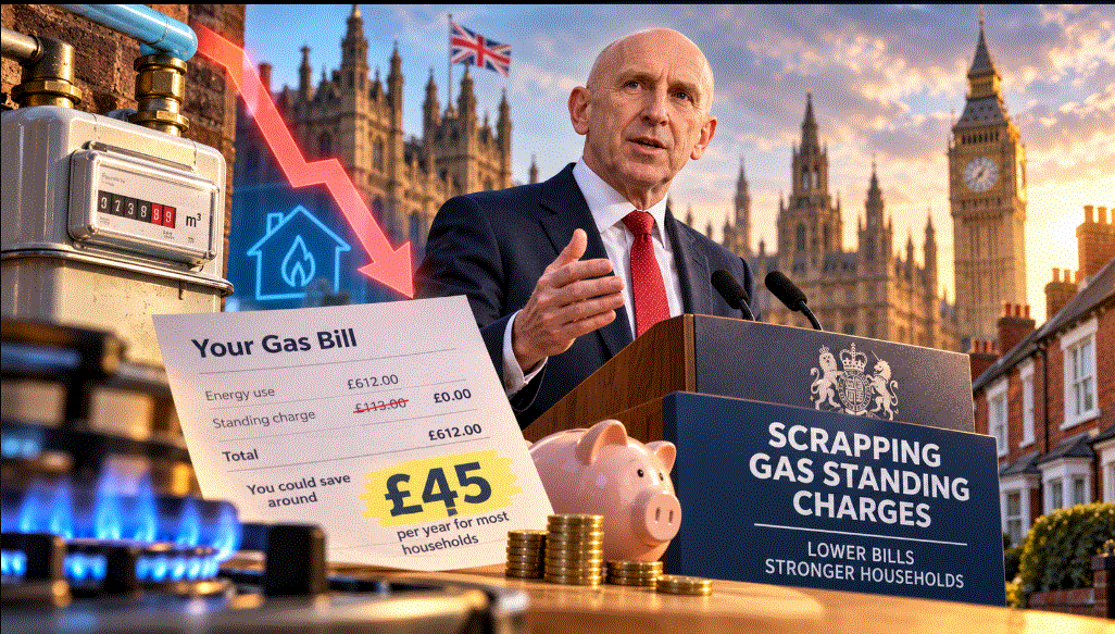 UK scraps gas standing charges ahead of Healey’s first Budget